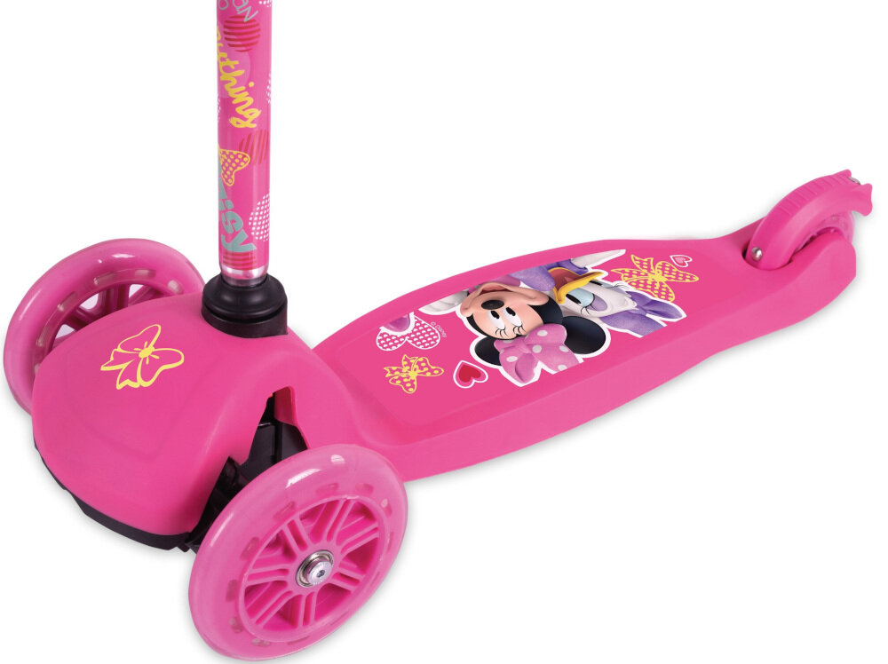 Hulajnoga dla dzieci Disney Minnie wzmocniony podest wytrzymała konstrukcja