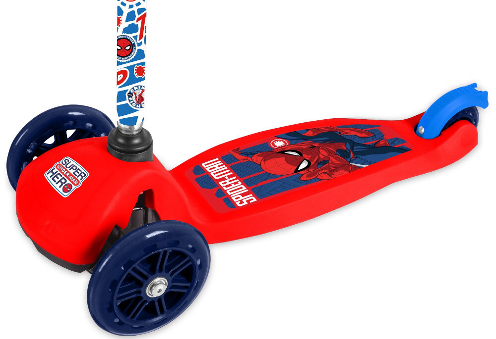 Hulajnoga dla dzieci Disney Spider Man wzmocniony podest antyposlizgowa powierzchnia