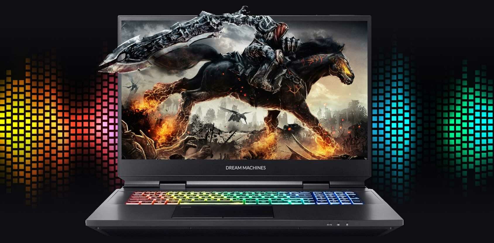 Laptop DREAMMACHINES RX3080 - wyglad