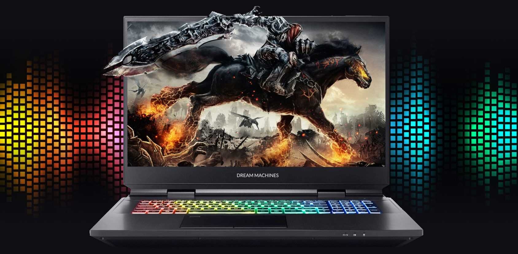 Laptop DREAMMACHINES RX3080 - wyglad