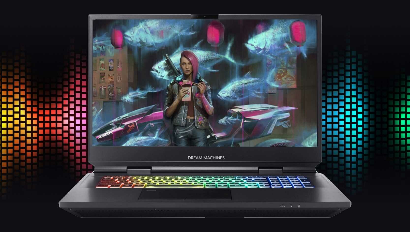 Laptop DREAMMACHINES RX3070 - wyglad