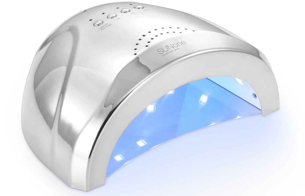 Lampa UV/LED do paznokci SUNONE Sun1 Srebrny Łatwość obsługi ergonomiczny kształt wymiary