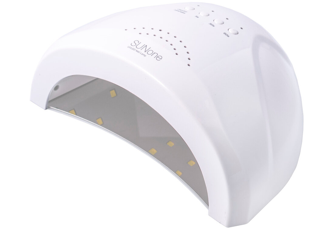 Lampa UV/LED do paznokci SUNONE Sun1 Biały Tryby czasowe Sensor Ruchu trzy ustawienia czas pracy moc przycisk ON/OFF potrzeby użytkowanie dostosowanie