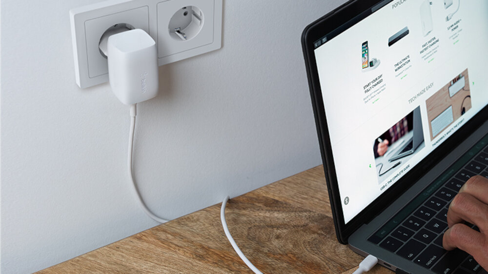 Ładowarka sieciowa BELKIN WCH002VFWH 60W Biały innowacyjność kolor kształt rozmiar