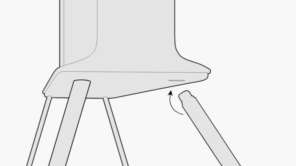 Telewizor SAMSUNG QE49LS01TB - nogi