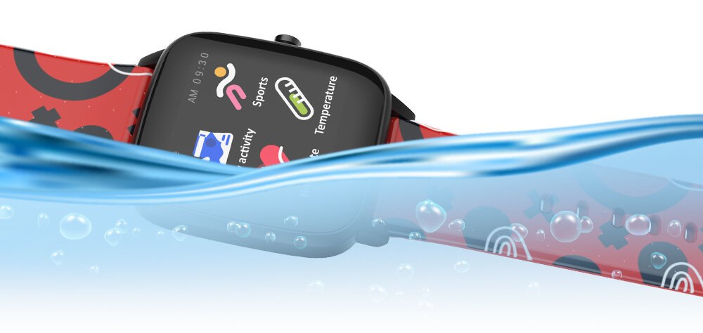 Smartwatch FOREVER iGO Pro JW-200 ekran bateria sport zdrowie monitoring puls pasek