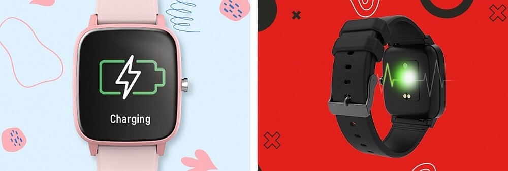 Smartwatch FOREVER iGO Pro JW-200 ekran bateria sport zdrowie monitoring puls pasek