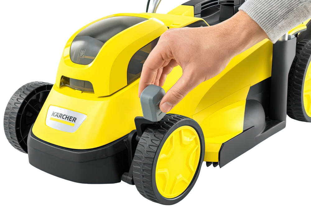 KARCHER regulacje koszenie wysokość ustawienia niska masa nierówny teren przeszkody