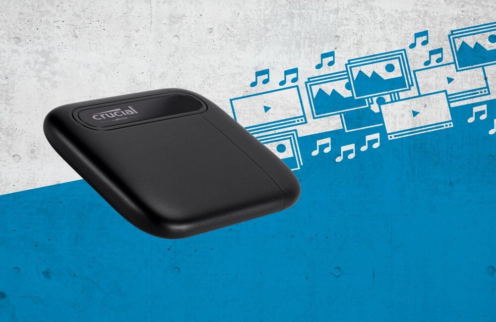 Dysk CRUCIAL X6 Portable Mały dysk Spora pojemność