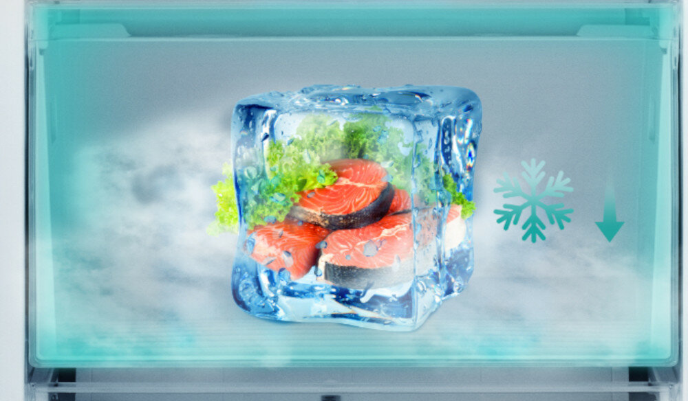 Lodówka HISENSE RF632N4WIE Nofrost Inox Super Freeze