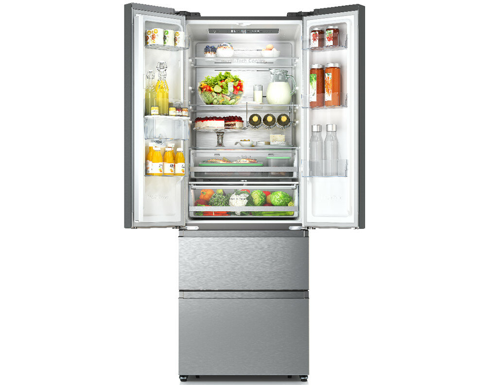 Lodówka HISENSE RF632N4WIE Nofrost Inox pojemność