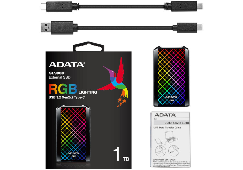 ADATA SE900G wyposazenie