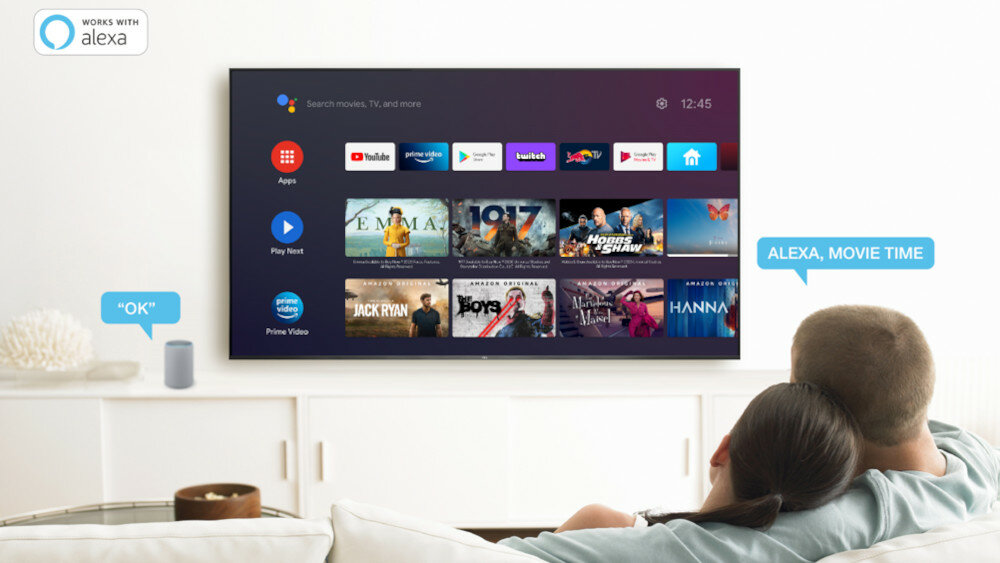 Telewizor TCL LED P725  - alexa