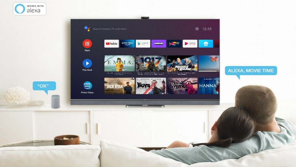 Telewizor TCL MINILED C825 - alexa