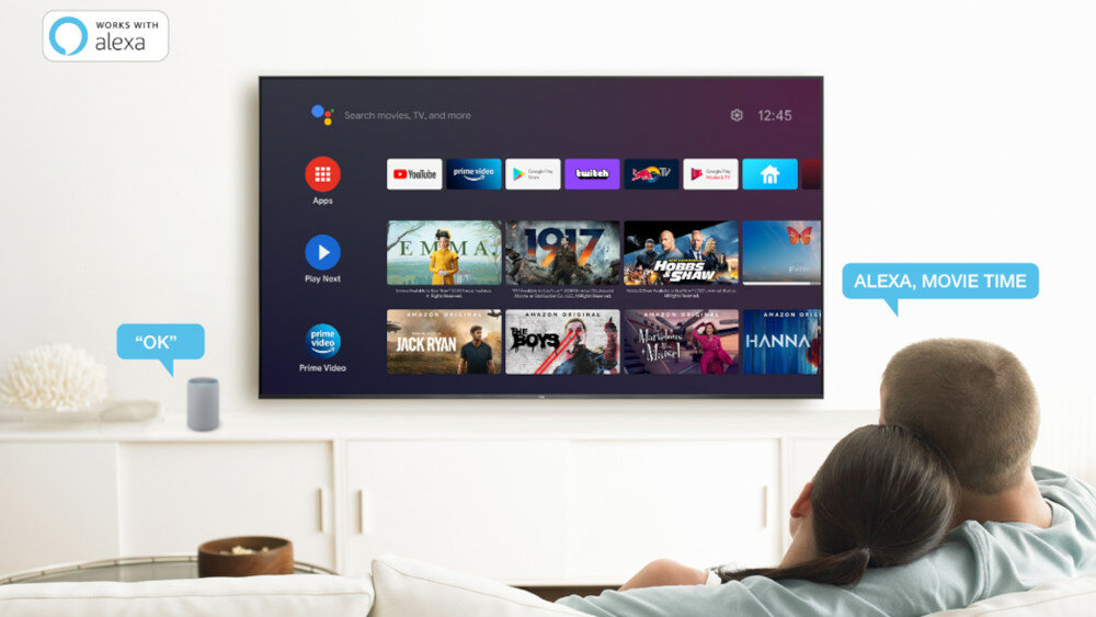 Telewizor TCL QLED C725 - alexa