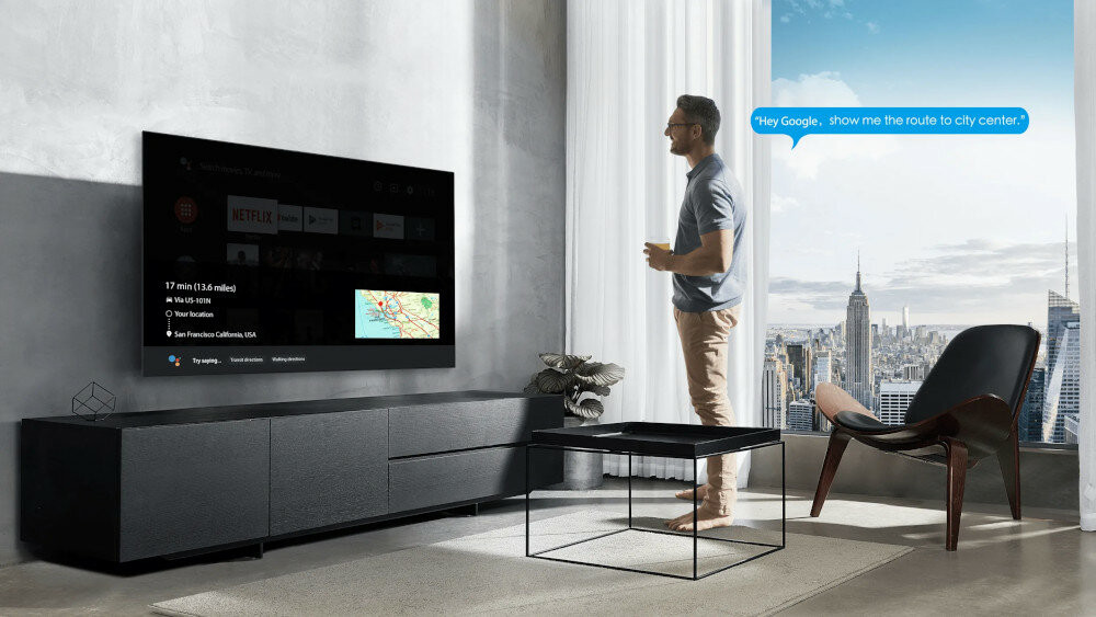 Telewizor TCL LED P725 - asystent głosowy