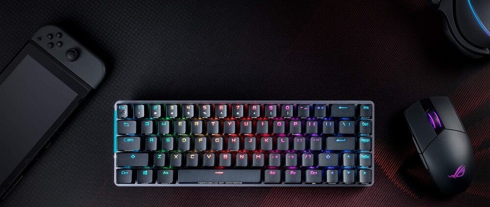 Klawiatura ASUS Rog Falchion - panel dotykowy