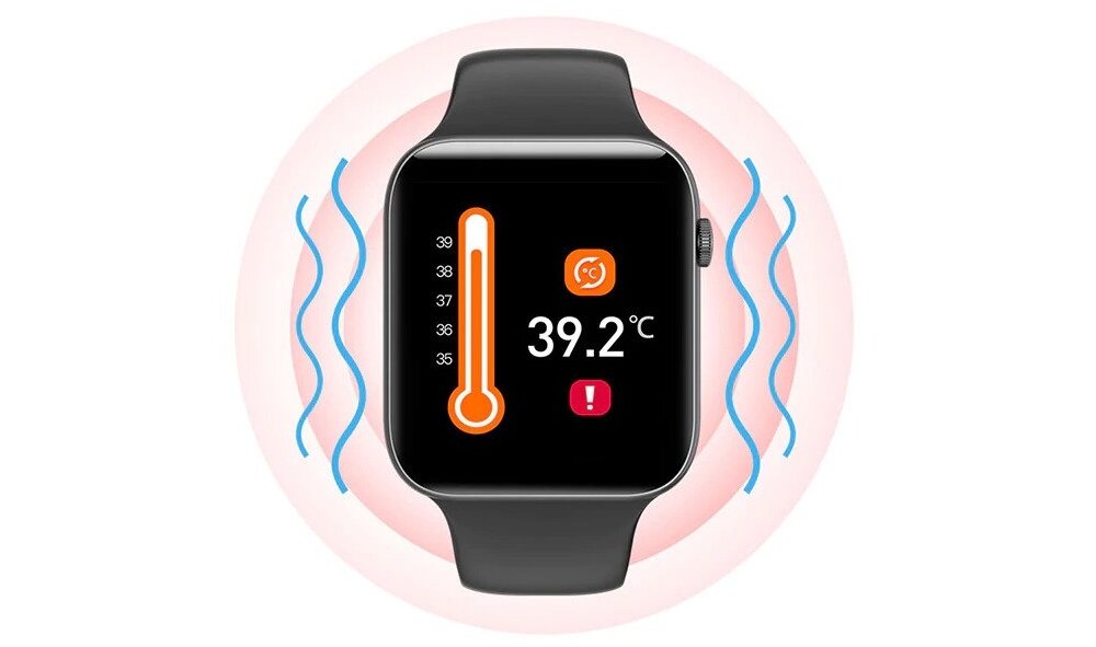Smartwatch KUMI KU1 ekran bateria czujniki zdrowie sport pasek ładowanie pojemność rozdzielczość łączność sterowanie krew puls rozmowy smartfon aplikacja