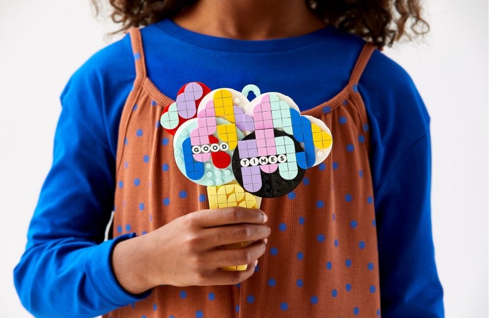 LEGO Dots Zestaw kreatywnego projektanta 41938 kreatywne dzieła dla miłośników rękodzieła dla kreatywnych dzieci