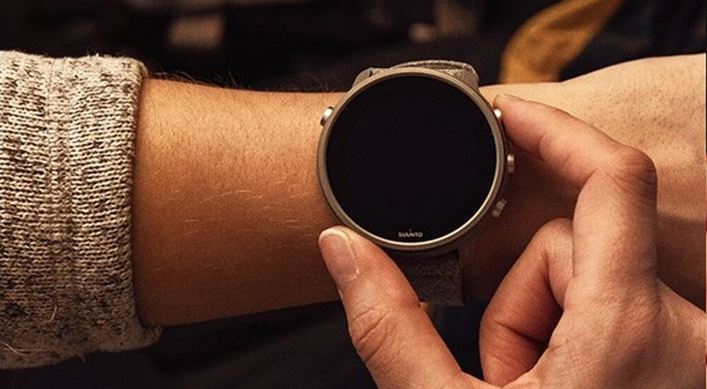 Zegarek sportowy SUUNTO 7 Titanium Szary mapa