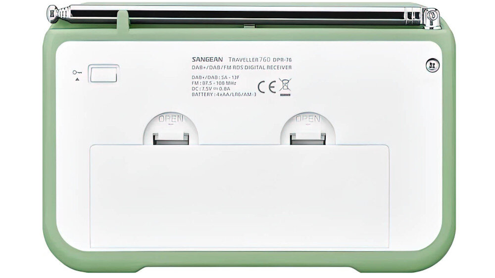 Radio SANGEAN DPR-76 - zasilanie