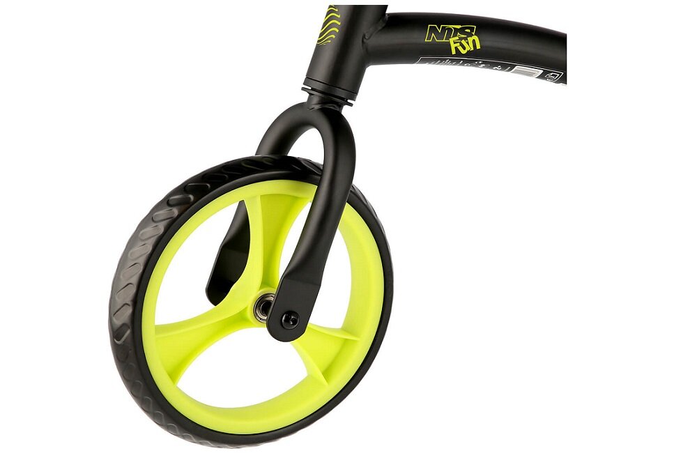 Rowerek biegowy NILS FUN RB06 Czarno żółty rowerek