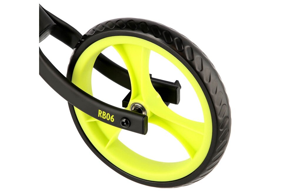 Rowerek biegowy NILS FUN RB06 Czarno żółty Piankowe opony