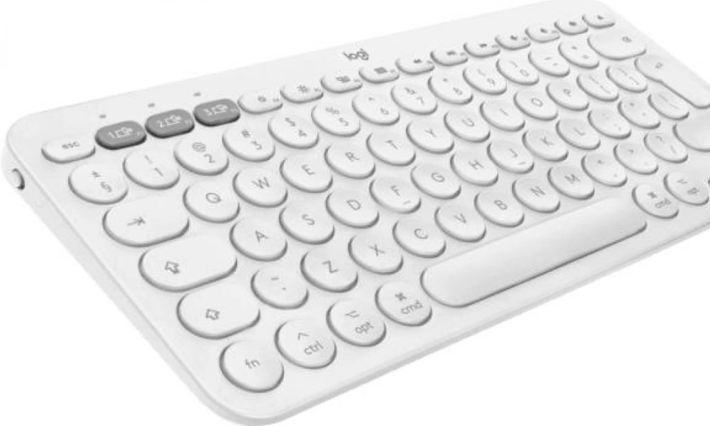 LOGITECH K380 Multi-Device Nowoczesny wygląd