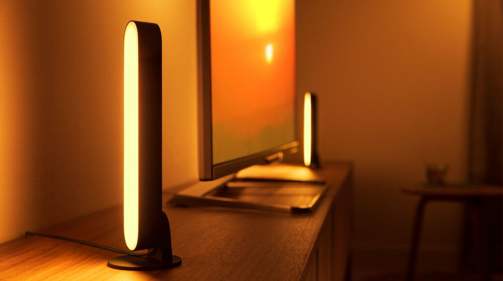 Lampa PHILIPS HUE White and Color Ambiance Play Czarny zasilanie