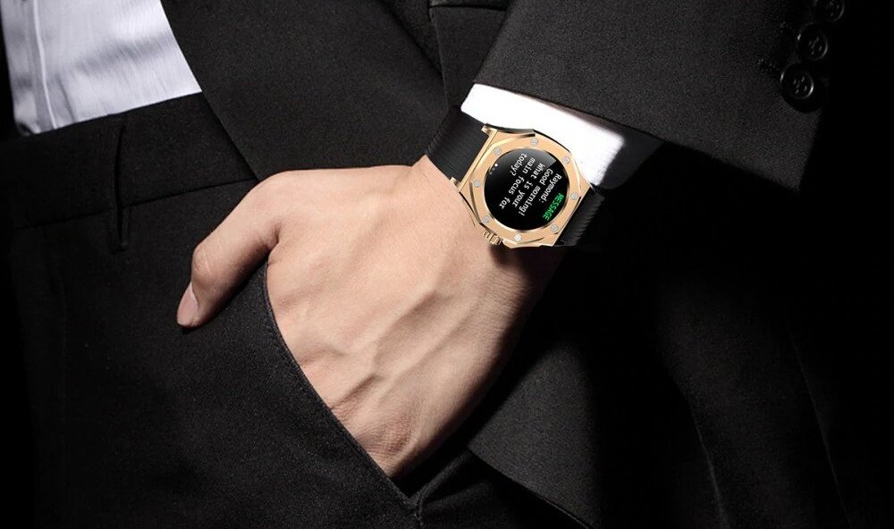 Smartwatch KUMI GW20 ekran bateria czujniki zdrowie sport pasek ładowanie pojemność rozdzielczość łączność sterowanie krew puls rozmowy smartfon aplikacja