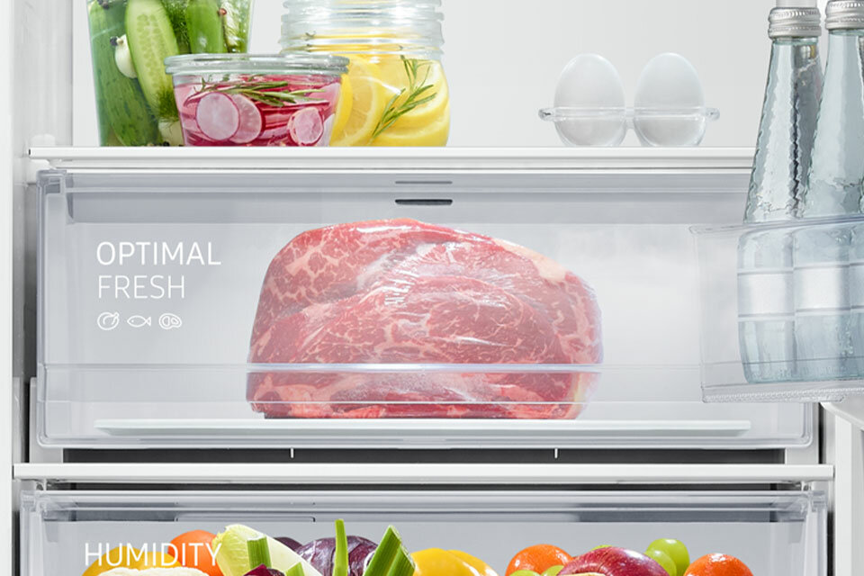 szuflada na mięso i ryby