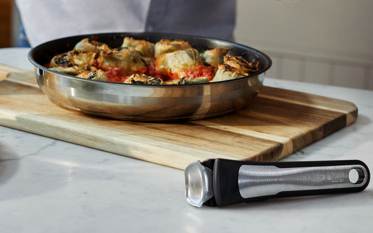 Zestaw patelni TEFAL Ingenio Jamie Oliver L9569432 (3 elementy) wyglad