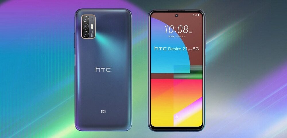 Smartfon HTC Desire 21 Pro 5G ekran pamięć aparat rozdzielczość bateria ładowanie nfc blokada łączność