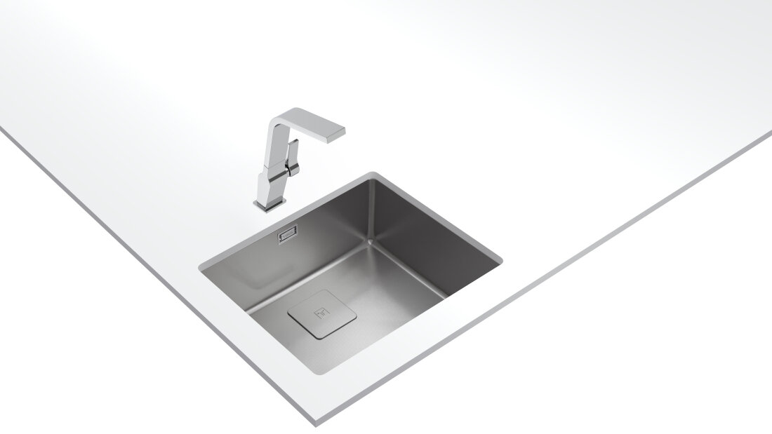 Zlewozmywak TEKA Flexlinea RS15 50.40 Stalowy montaz na 3 sposoby