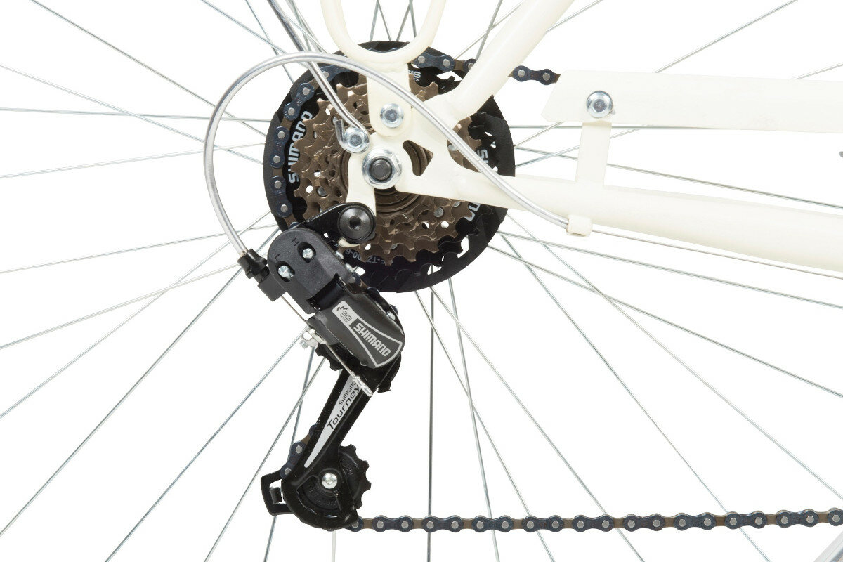 Rower miejski MBM Apostrophe 806 6B 28 cali meski bezowy hamulce v-brake