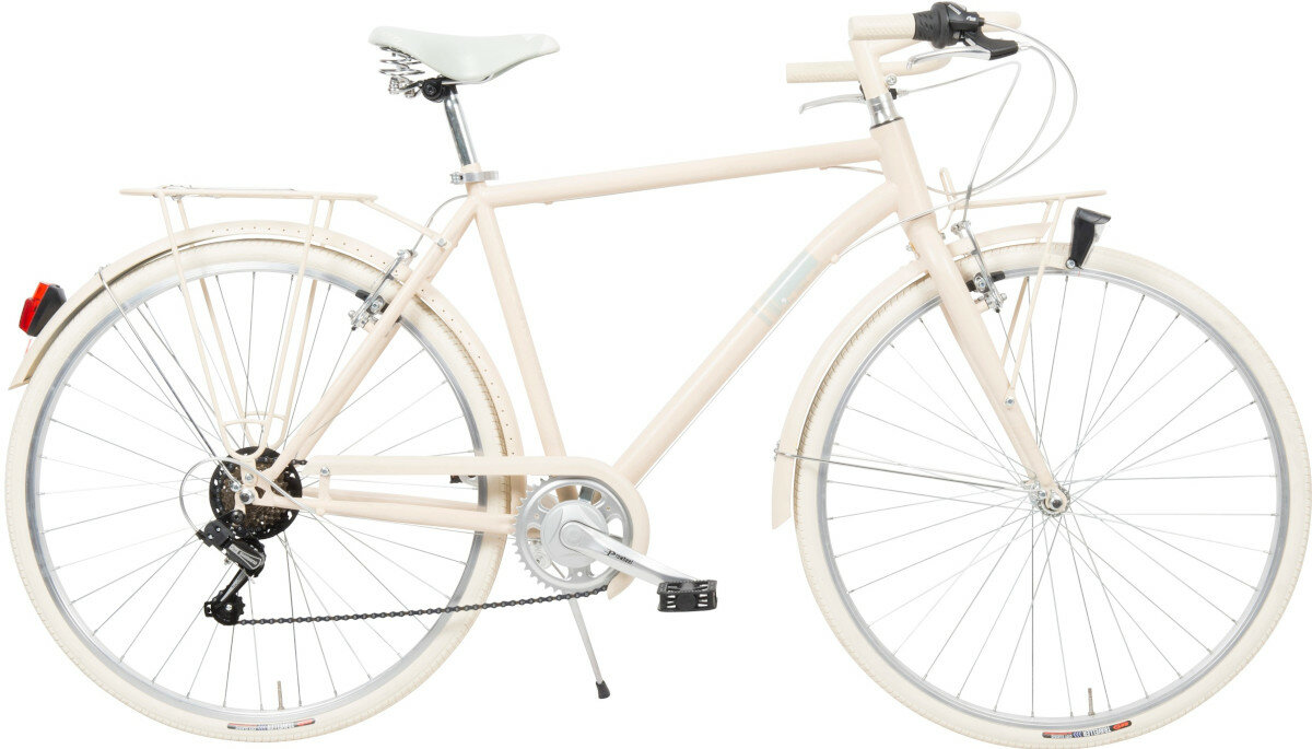 Rower miejski MBM Apostrophe 806 6B 28 cali meski piaskowy wyglad