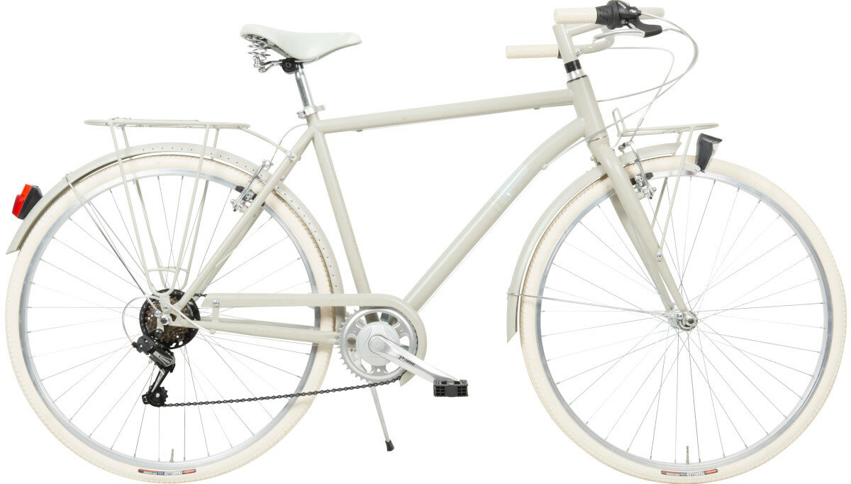 Rower miejski MBM Apostrophe 806 6B 28 cali meski piaskowy wyglad