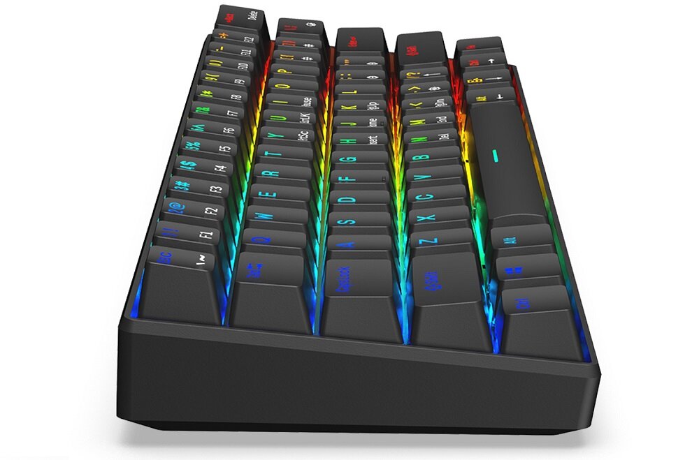 Klawiatura KRUX Neo Pro RGB Wireless Gateron Blue - model bezprzewodowy wyższa pewność łączności