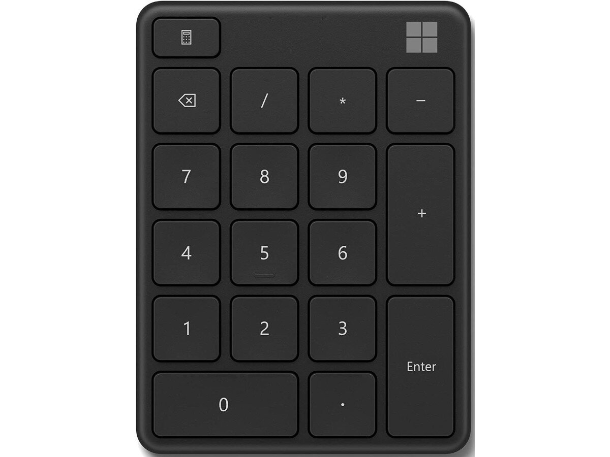 Klawiatura MICROSOFT Number Pad Czarny zasilanie bateryjne