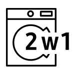 2w1 pralko-suszarka slim - obrazek 2w1 pralko-suszarka slim - obrazek