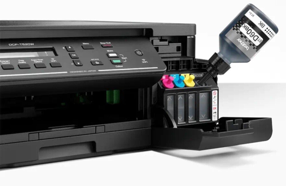 Urządzenie wielofunkcyjne BROTHER DCP-T520W tusz uzupełnianie wydajność