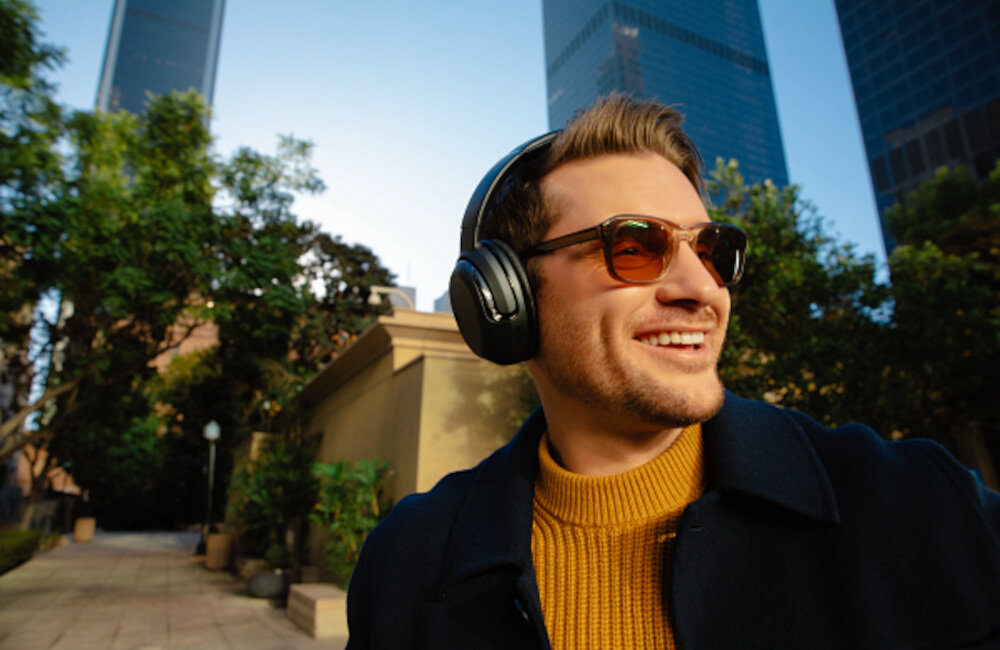 SŁUCHAWKI BLUETOOTH JBL TOUR ONE NC NAUSZNE CZARNE słuchawki składanie kolor czerń