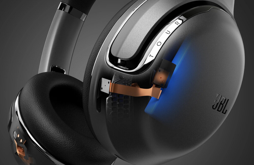 SŁUCHAWKI BLUETOOTH JBL TOUR ONE NC NAUSZNE CZARNE pasmo przenoszenia impedancja dynamika