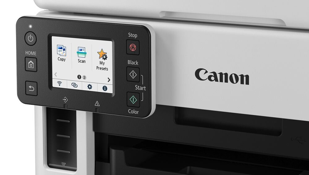 Urządzenie wielofunkcyjne CANON Maxify GX7040 skanowanie drukowanie kopiowanie łączność szybkość wydruku tusz konserwacja uzupełnianie papier formaty arkusze