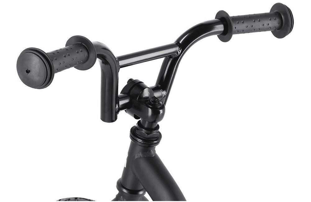 Rowerek biegowy NILS FUN RB202 12 Czarny Ogranicznik skrętu kierownicy