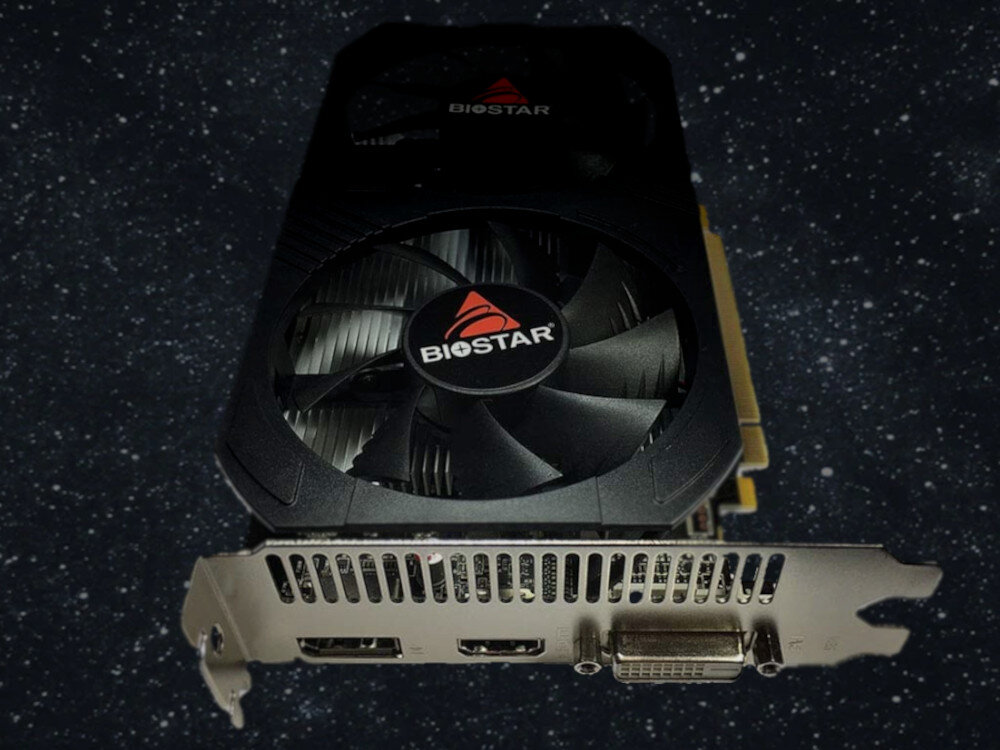 Karta graficzna BIOSTAR Radeon RX 560 4GB złącza porty monitory