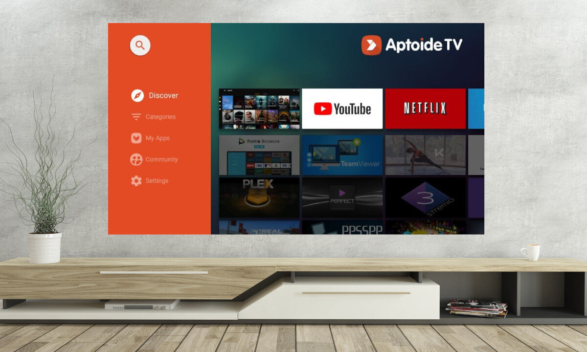Projektor AOPEN AV10a smart aplikacje streamowanie transmisja pilot sterowanie obsługa