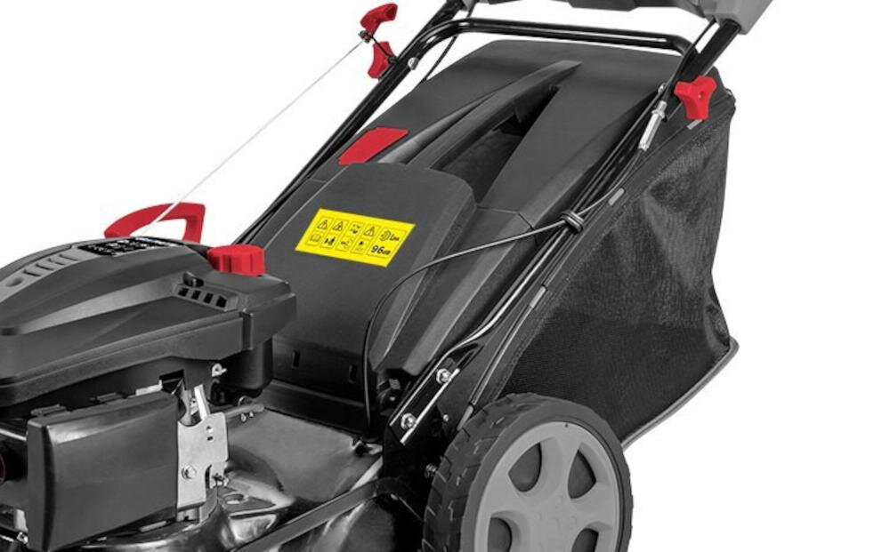 GRAPHITE kosiarka regulacja wysokość koszenie duży kosz trawa