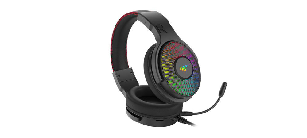 Słuchawki HAVIT H2028U prosty w obsłudzie panel sterowania