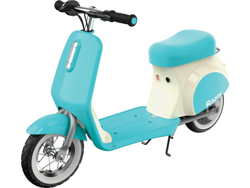 Motorek elektryczny dla dzieci RAZOR Dirt Pocket Mod Petite siedzisko wygodne wyściełane retro wygląd
